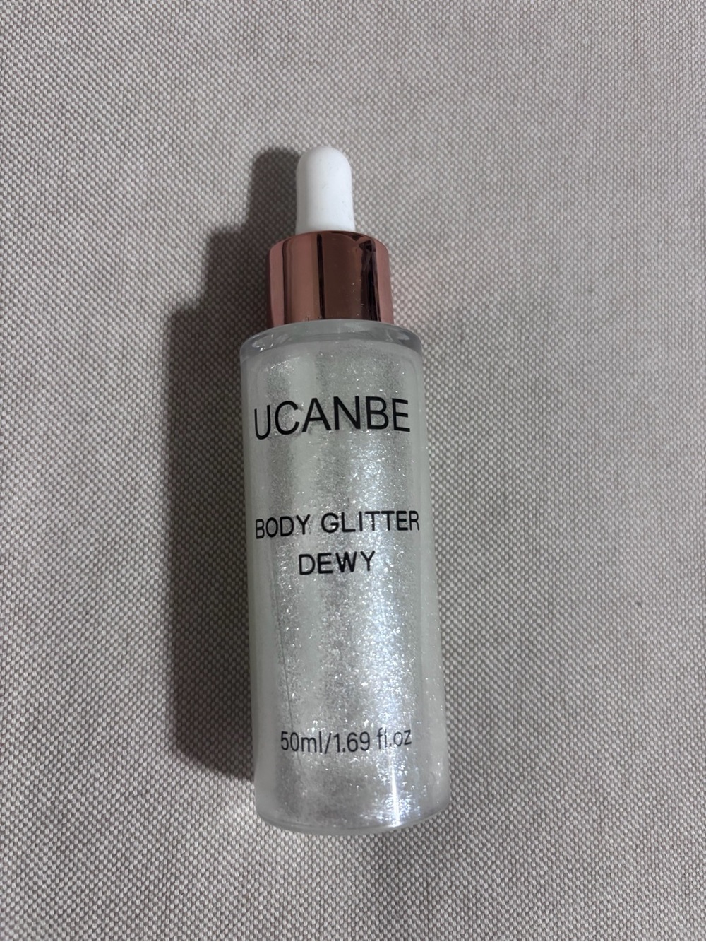 UCANBE Hydrating Body Shimmer Face Glitter Highlighter Makeup Liquid Glow Lotion